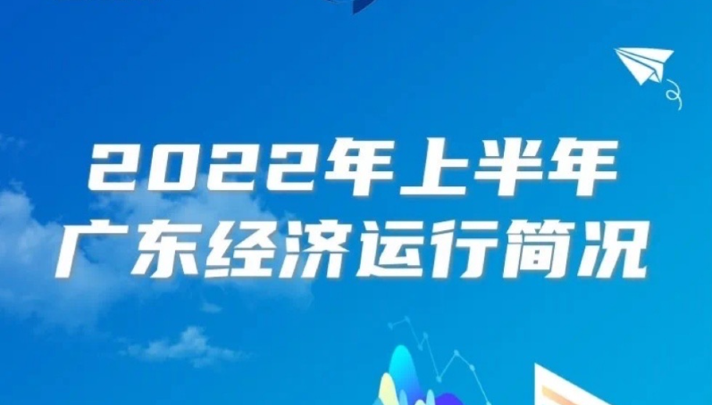 一图读懂2022年上半年广东经济运行简况