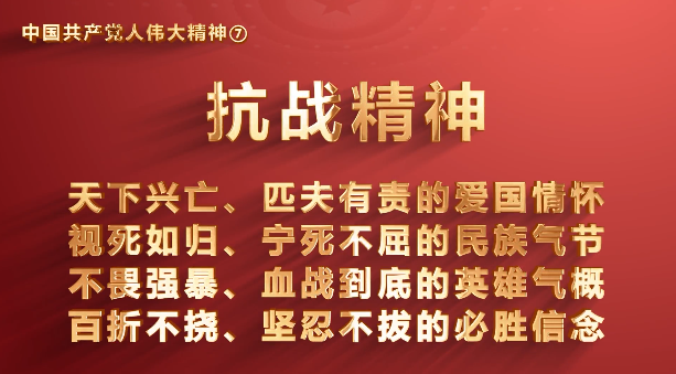 省机关事务管理局党员传承中国共产党人伟大精神系列视频之七：伟大抗战精神