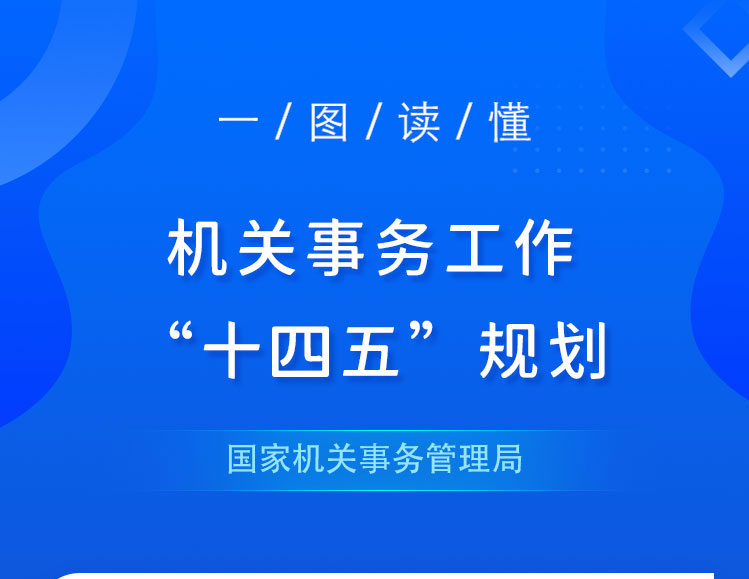 一图读懂｜《机关事务工作“十四五”规划》