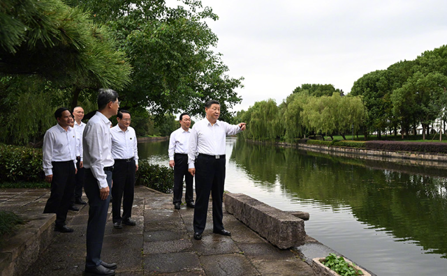 习近平在浙江绍兴市考察调研