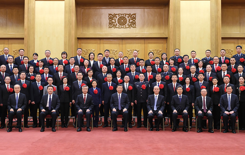 习近平会见全国“枫桥式工作法”入选单位代表 习近平会见全国“枫桥式工作法”入选单位代表