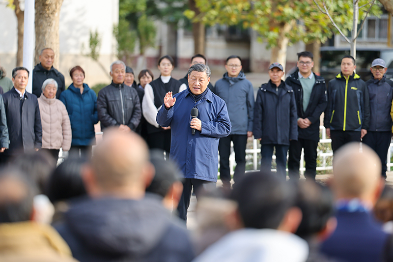 习近平在北京河北考察灾后恢复重建工作时强调 再接再厉抓好灾后恢复重建 确保广大人民群众安居乐业温暖过冬