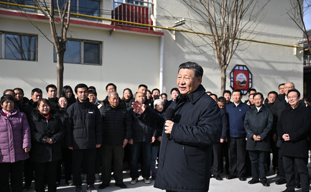 习近平在北京河北考察灾后恢复重建工作时强调再接再厉抓好灾后恢复重建 确保广大人民群众安居乐业温暖过冬