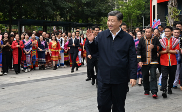 习近平在广西南宁市考察调研