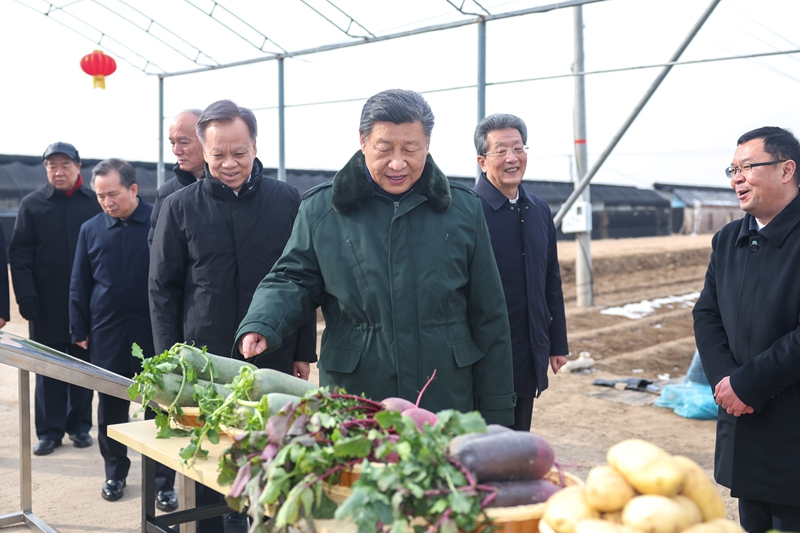 习近平春节前夕赴天津看望慰问基层干部群众