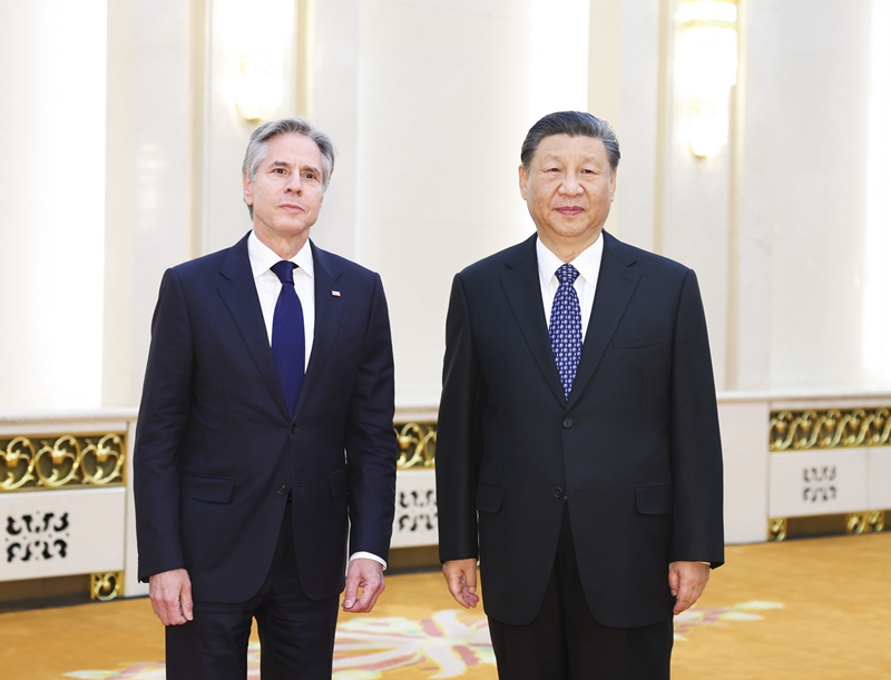 习近平会见美国国务卿布林肯 习近平会见美国国务卿布林肯