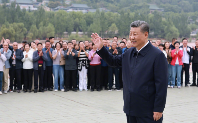 习近平在甘肃兰州市考察调研